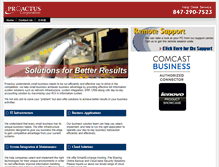 Tablet Screenshot of proactus.com